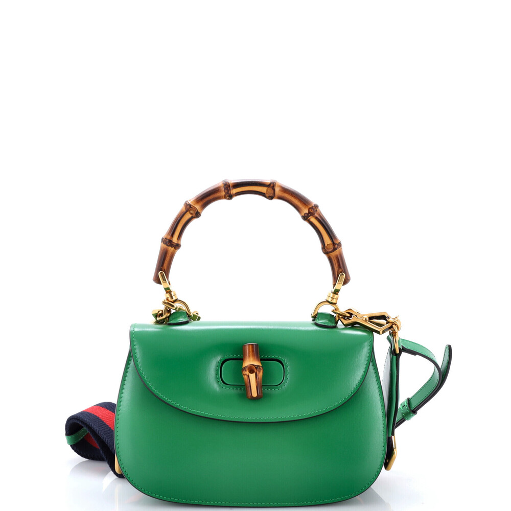 Gucci Small Bamboo 1947 Top Handle Bag Leather